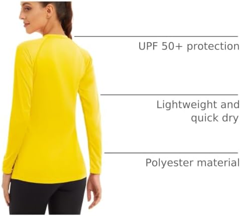MAGCOMSEN Women's Long Sleeve Shirts UPF 50+ Sun Protection Shirts for Hiking Fishing Workout Rash Guard - Image 4