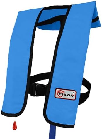 Automatic Inflatable Life Jacket|Life Vest for Adults|PFD Low Profile|Supports up to 330 lbs by morinokawau