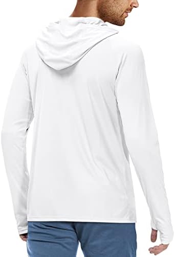 Roadbox Mens Fishing Sun Hoodie, Long Sleeve UPF 50+ UV Protection Shirts - Image 3