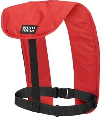 MUSTANG SURVIVAL MIT 100 Convertible A/M Inflatable Life Jacket Red - Image 2