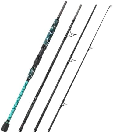 Fiblink Surf Fishing Rod,Portable Spinning Rod & Casting Rod,3/4 Piece Travel Fishing Pole,Carbon Fiber Surf Rod,Stainless Steel Guides with Ceramic Rings,No-Slip Grip(9'/10'/10'6"/12'/15') - Image 2