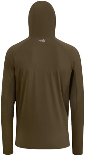 BASSDASH Men's UPF 50+ Camo Long Sleeve Hunting Fishing Hoodie Shirt - Image 2