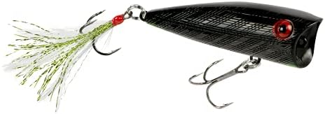 Rebel Pop-R Feathered Topwater Popper Fishing Lure by Rebel