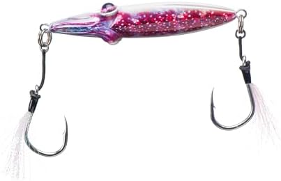 Squidlord Jig - Scarlet Glow - Slow Pitch Squid Jig with Glow - Image 2