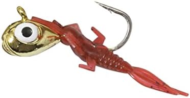 Northland Fishing Tackle Impulse Rigged Tungsten Bloodworm Jig for Ice Fishing Panfish, Assorted Sizes and Colors by NorthlandFishingTackle