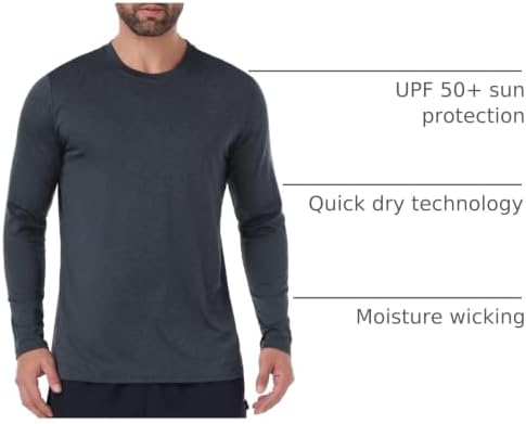 OYGSieg 6/7 Pack Men's Quick Dry Long Sleeve UPF50+ Sun Shirts - Image 4