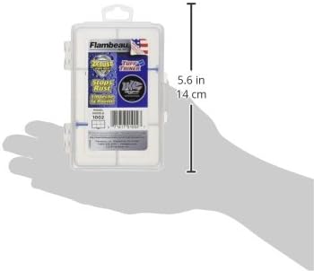Flambeau Outdoors 1002 Tuff Tainer 6 Compartments, 2 Zerust Dividers, Clear - Image 4