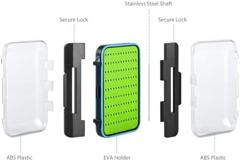 Gonex Fly Boxes for Fly Fishing files Jigs Waterproof Double Sided Fly Case - Image 6