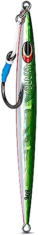 UMT Sand EEL 80g Offshore Fishing Jigs - Multi Species. Packs: 1, 5, 10. Green, Pink. Pro-Grade. - Image 4