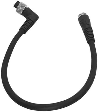 Fishing Reel for Battery Power Cable for DAI-WA Elbow 2 Hole Power Cord Adapter 45cm Black PVC Copper Wire(12 Oclock) by Unknown