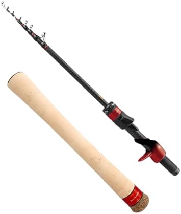 PURELURE Travel Telescopic Fishing Rods, Collapsible Fishing Pole 6ft/7ft by PURELUREOutdoor