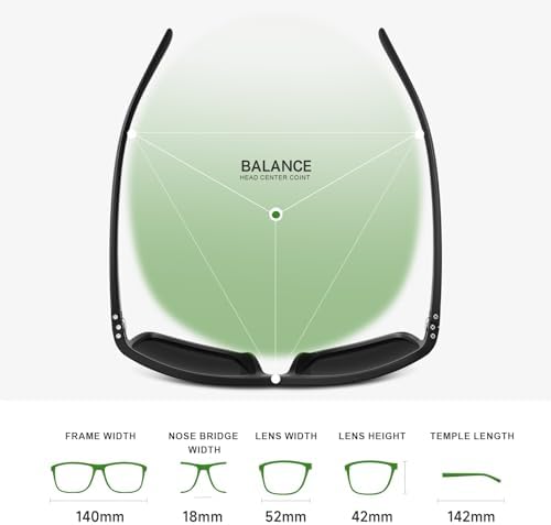 Fanshen Square Polarized Sunglasses for Men, 3 Pack Lightweight UV Protection Sun Glasses for Driving Fishing Golf - Image 5