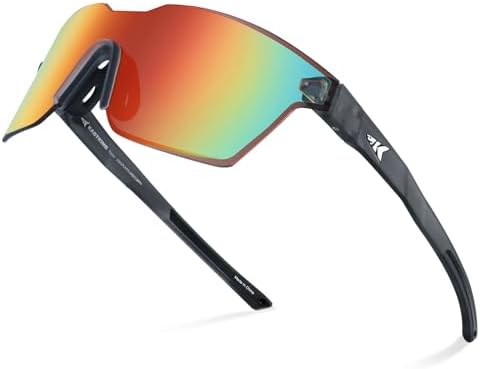 KastKing Tarkio Polarized Fishing Sunglasses, One Piece PC Lens Rimless by KastKing