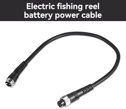 1.5FT Rust-Proof Electric Fishing Reel Battery Power Cable | Compatible with Daiwa Tanacom, Seaborg, Leobritz, BeastMaster & Shimano Reels | Super Air Cord for BM, LB, Prof, PrB, ProS Models - Image 2