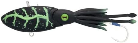 Nomad Design Original Squidtrex Patented Vibrating Fishing Lure - TPE Soft Plastic Lure Bait for Saltwater with Strong BKK Assist Hooks, Fishing Bait that Catches Many Species by NomadDesign