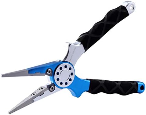 Saltwater Fishing Pliers, Aluminum Braid Cutter with Sheath - Image 2