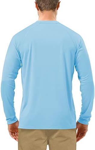 Roadbox Men's UPF 50+ UV Sun Protection Shirts, Long Sleeve Swim Rash Guard - Image 2