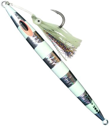 Slow Metal Pitching Falling Jigs Glow Speed Vertical Jigs Jigging Tuna Lures Fast Saltwater Artificial Baits Jigging Fishing Plugs 200g-400g by Feianoto