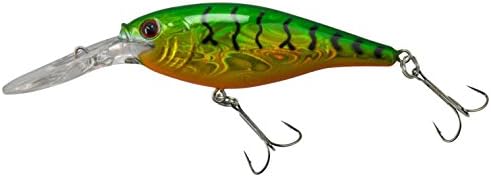 Berkley Flicker Shad Fishing Lure, Slick Firetiger, 1/4 oz, 2 1/4in | 6cm Crankbaits, Size, Profile and Dive Depth Imitates Real Shad, Equipped with Fusion19 Hook - Image 4
