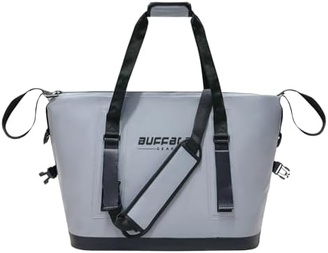 Buffalo Gear Fish Cooler Bag 23L Seamless Insulation Fish Bag, Grey by BuffaloGear