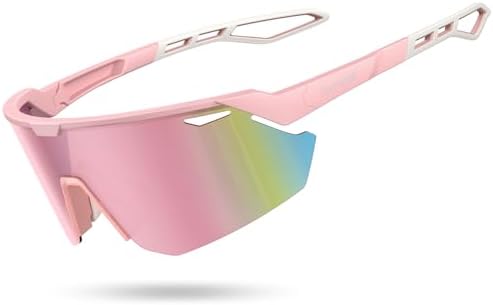 Lamicall 24g Polarized Sports Sunglasses for Men Women - UV400 Protection Sun Glasses for Baseball Running Cycling Fishing by Lamicall