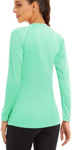 MAGCOMSEN Women's Long Sleeve Shirts UPF 50+ Sun Protection Shirts for Hiking Fishing Workout Rash Guard - Image 2