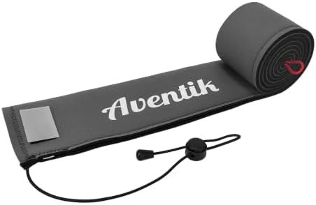 Aventik Neoprene Rod Sleeve with Hanging Loop & Adjustable Lanyard by AVENTIK