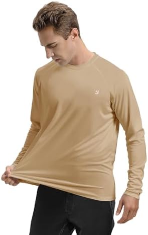 Roadbox Men's UPF 50+ UV Sun Protection Shirts, Long Sleeve Swim Rash Guard - Image 6