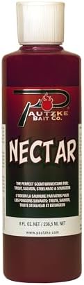 Pautzke Balls O' Fire Red Nectar - Fishing Scents & Lure Attractant for Fish Bait - Strong Scent for Salmon, Steelhead, Sturgeon & Trout Bait - Accesorios de Pesca for Trout Lures (Red, 8 Fl Oz) by Pautzke+Bait