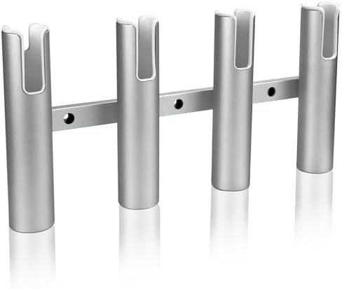 Aluminium Fishing Rod Holders for Boat, Wall-Mounted Fishing Pole Roof Rod Rack,Surf Fishing Rod Holder for Truck, Boats & Yacht by XinKunmarine
