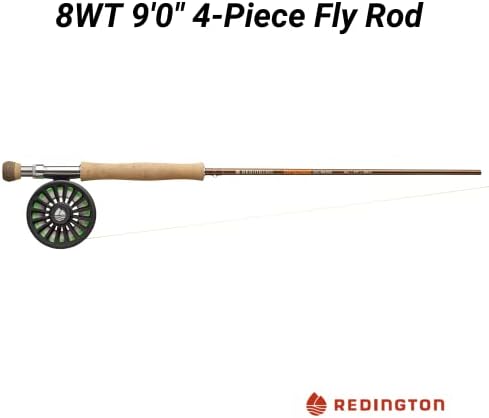 Redington Original Fly Fishing Rod and Reel Combo Kit – 9’ 4-Piece Medium Action Rod, Crosswater Reel, Rio Fly Line, Leader, and Travel Case – Freshwater & All Water Options - Image 2