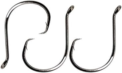 Angler's Grotto Heavy Octopus Short Shank Offset Circle Hook | 10/25/50 Count Per Pack | Freshwater Saltwater Fishing Hooks | 4X Strong High Carbon Steel | Size #1/0,#2/0,#3/0,#4/0,#5/0,#6/0,#7/0,#8/0,#9/0,#10/0 - Image 6