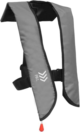 Automatic Inflatable Life Jacket|Life Vest for Adults|PFD Low Profile|Supports up to 330 lbs(YSH709) by morinokawau