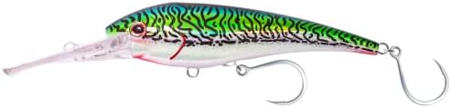 Nomad Design DTX Minnow with Patented Autotune System - Distressed Baitfish Swimming Action, BKK Diablo by NomadDesign