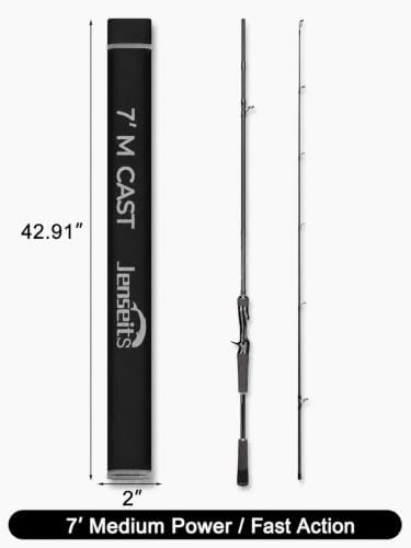 Jenseits Fishing Rods, Fishing Pole & Reel Combos for Freshwater Fishing - Image 2
