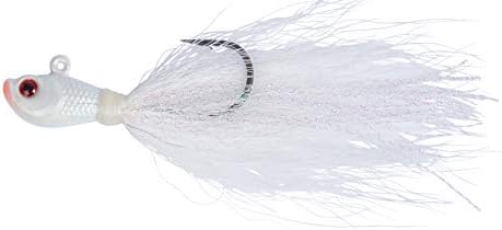 Bucktail Jigs 3 Pack – Hand-Tied Bucktail Hair Fishing Lures | Unique Gliding Head | Saltwater & Freshwater | Striper, Bass, Flounder, Walleye, Fluke | Multiple Weights Available - Image 2
