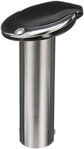Attwood 66362-7 Stainless Steel Flush Mount Rod Holder, 2-Inch Diameter, 7 ½ Inches Long, 30-Degree Top Flange, Open Base End - Image 2