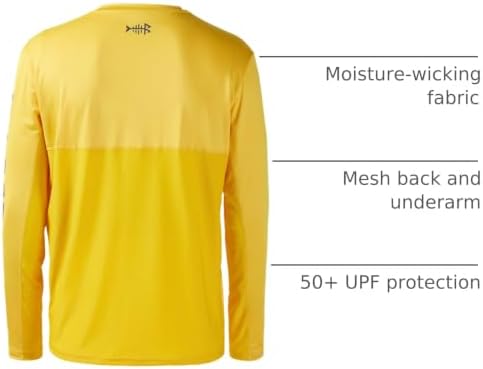 BASSDASH Fishing T Shirts for Men UV Sun Protection UPF 50+ Long Sleeve Tee T-Shirt - Image 4