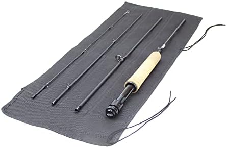 Wild Water Fly Fishing AX Series Fly Rod | IM8 Graphite Blank | 3/4/5/6/7/8/9/10/12 wt Rods | 5’6”/7/8/9/10/11 ft | Lightweight Pole Medium Fast Action by WildWater