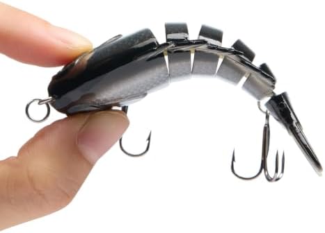 BASSDASH SwimPanfish Multi Jointed Bluegill Bass Fishing Lure Swimbaits - Image 3