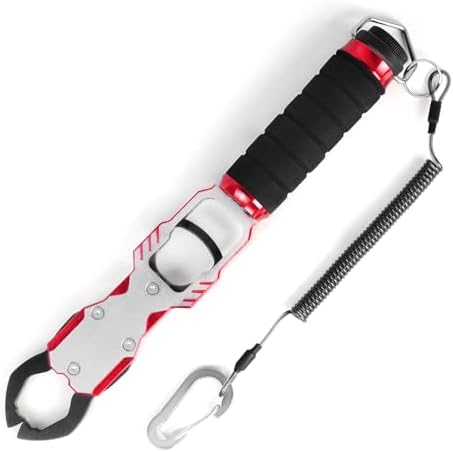 Ghosthorn Fish Lip Gripper with Scale 40lb Aluminum Alloy Fishing Grabber by Ghosthorn