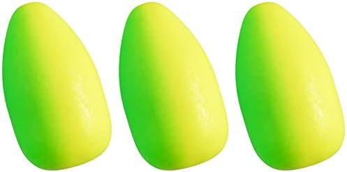 Dr.Fish 30 Pack Oval Foam Floats Fishing Rig Floats Fly Fishing Trout Bobber Strike Indicator Pompano Surf Fishing Rig Walleye Crawler Harness by DrFish