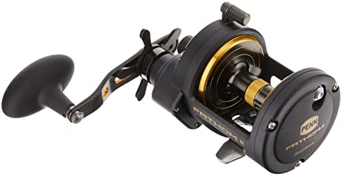Penn Fathom II Star Drag Conventional Fishing Reel, Black Gold, 25N by Unknown