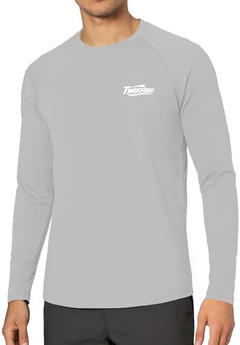 Men's Fishing Shirt Long Sleeve, UPF50+ UV Protection Sun Shirts, Quick Dry Graphic T Shirt for Running Hiking - Image 2