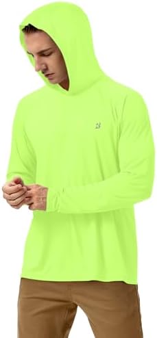 Roadbox Mens Fishing Sun Hoodie, Long Sleeve UPF 50+ UV Protection Shirts - Image 3