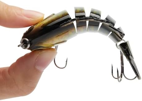 BASSDASH SwimPanfish Multi Jointed Bluegill Bass Fishing Lure Swimbaits - Image 3