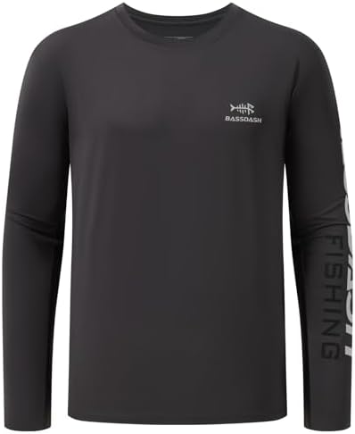 BASSDASH Fishing T Shirts for Men UV Sun Protection UPF 50+ Long Sleeve Tee T-Shirt - Image 4