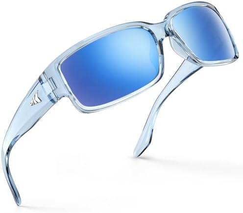 KastKing Skidaway Polarized Sport Sunglasses for Men and Women, Wrap Design by KastKing