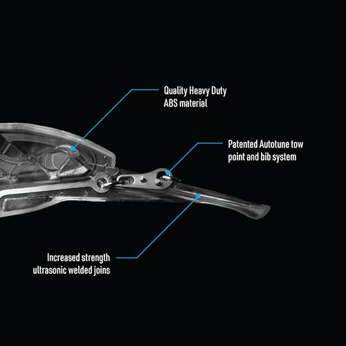 Nomad Design DTX Minnow with Patented Autotune System - Distressed Baitfish Swimming Action, BKK Diablo - Image 2