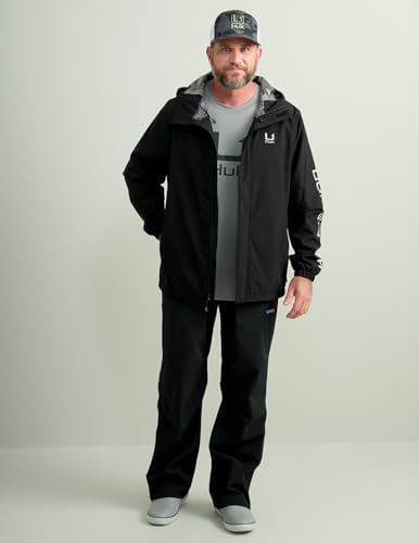 HUK - Men's Storm Jacket, Heavy Duty Fishing Rain Coat - Image 3
